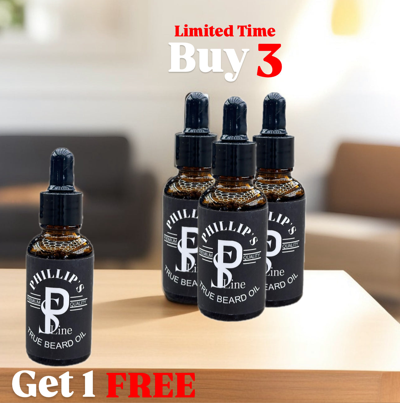 True Beard Oil Banner